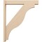 Ekena Millwork 5 1/2-in W x 32-in D x 38-in H Funston Block Rough Cedar Woodgrain TimberThane Outlooker, Primed Tan OUTUR055X32X38FST44RCPR - alternate 2